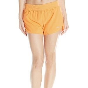 ASICS Fizzy Peach‎ Distance Gym Shorts XS NEW